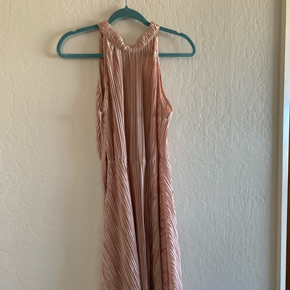 Assymetrical brush long dress size S
